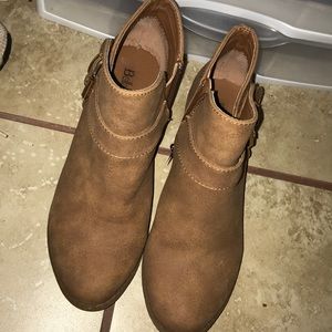 Brown booties